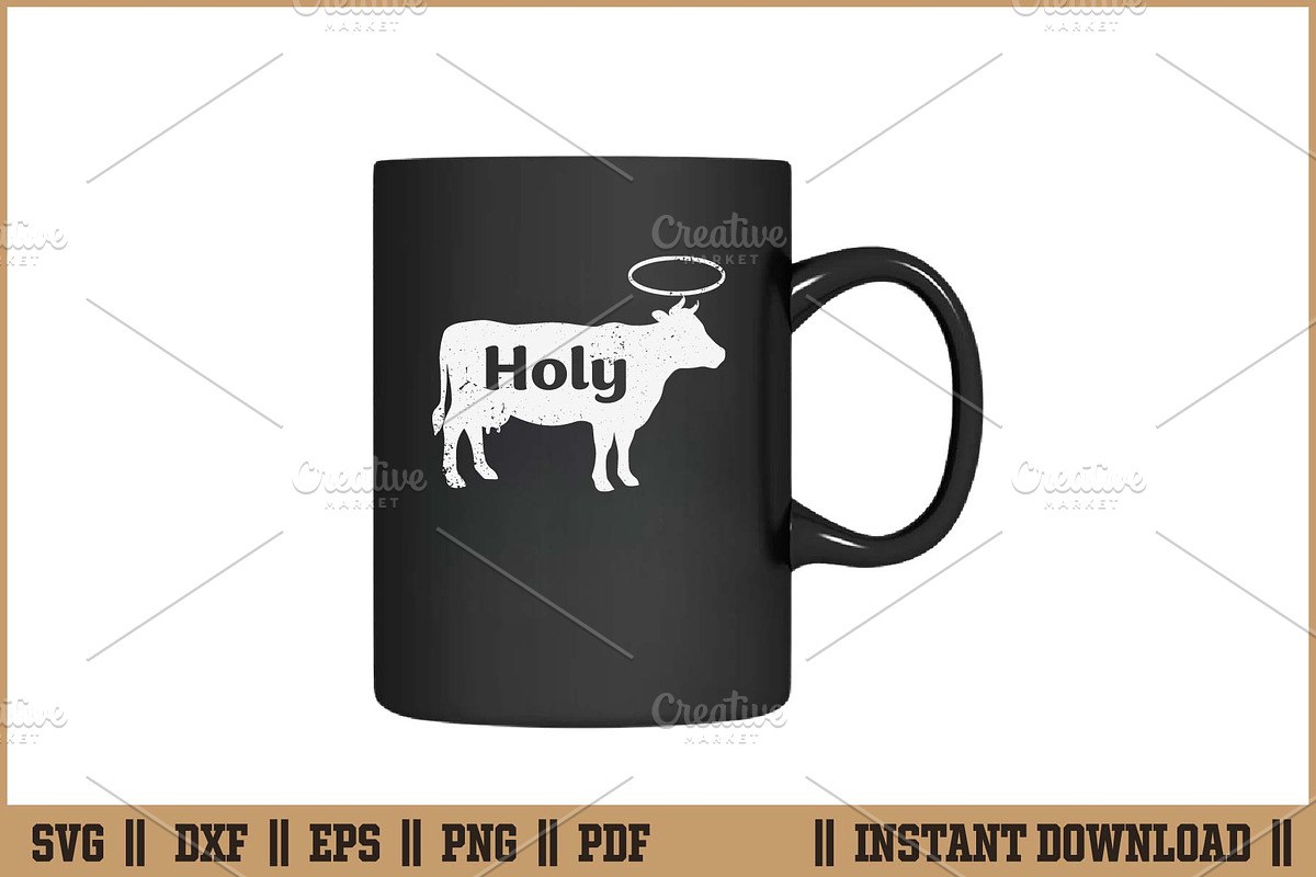 Holy Cow Funny Face Barn Life SVG, an Illustration by Handy Arts Studio (Photo 3 of 3)