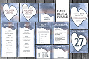 Wedding Watercolor Invitation 6 Var, an Invitation Template by Elegrad Design Agency (Thumbnail 8 of 12)