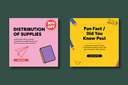 Back to School Social Media Post, a Social Media Template by MightyDesign (Thumbnail 4 of 8)