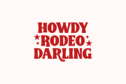 Howdy Rodeos - Display Serif Font, a Serif Font by SaktiAvellin (Thumbnail 2 of 8)