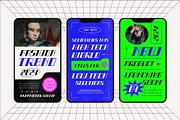 Seristic Y2K Display Typeface, a Font by graphicook (Thumbnail 15 of 16)