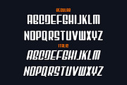 Rusky - Condensed Sport Font, a Sans Serif Font by Artiveko (Thumbnail 2 of 4)