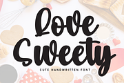 Love Sweety | Script Font, a Handwritten Font by Scratchones (Thumbnail 1 of 8)