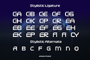 Cyber Copix - Futuristic Sci-Fi Font, a Sans Serif Font by Afkari Studio (Thumbnail 10 of 10)