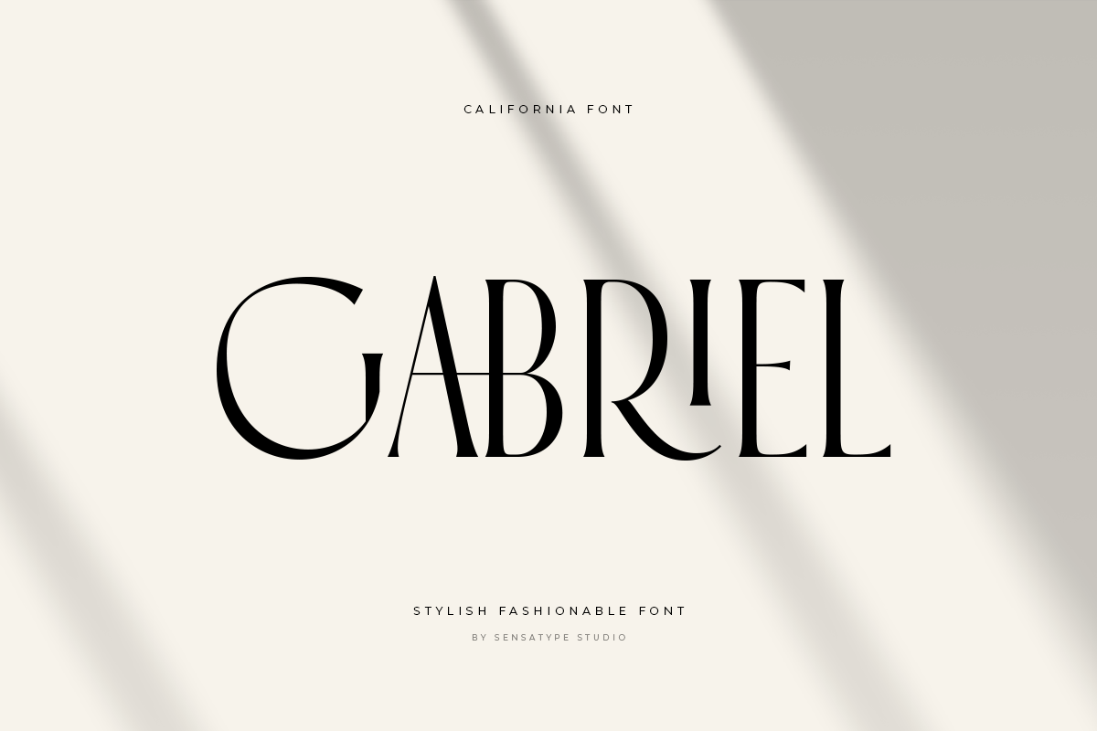 California - Stylish Fashion Font, a Serif Font by Sensatype (Photo 10 of 15)