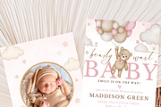 Bear Baby Shower Invitation Bundle, a Card Template by Shinehoon (Thumbnail 2 of 3)
