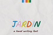 Jardin - A Hand Writing Font, a Handwritten Font by Sarah Celia Design (Thumbnail 1 of 4)