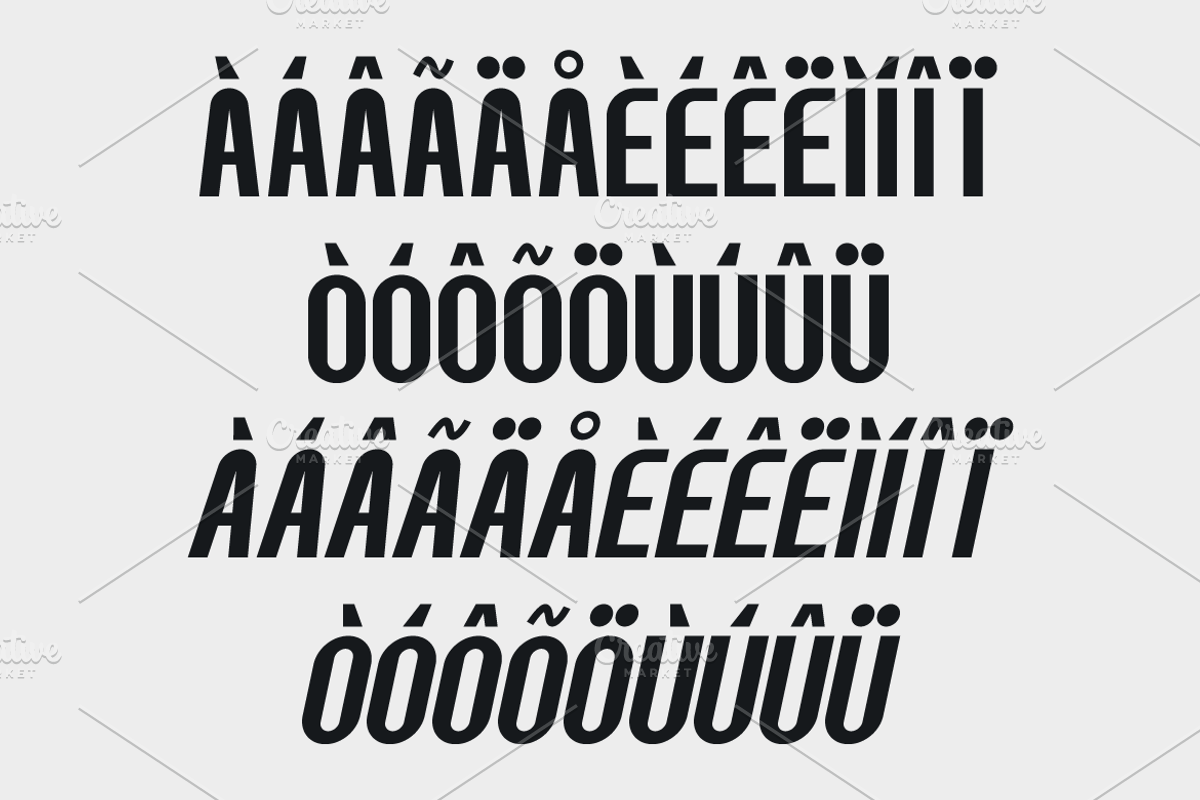 Deluge Condensed Sans Serif, a Sans Serif Font by Artiveko (Photo 3 of 10)
