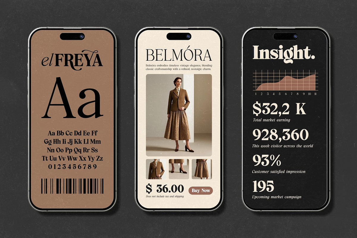 Elfreya - Elegant Branding Font, a Serif Font by Asenbayu (Photo 2 of 15)