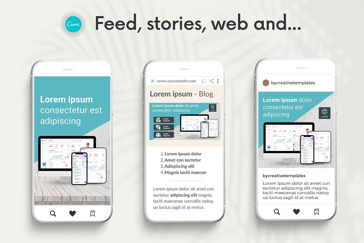 Product Image Canva Template, a Social Media Template by byCreativeTemplates (Photo 2 of 8)