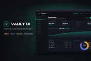 Vault UI — Finance & Crypto Template, a HTML Template by Layerform Design Co. (Thumbnail 2 of 4)