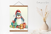 Christmas Animals: Penguins, a Seasonal Illustration by Dazzling Art Boutique (Thumbnail 14 of 15)