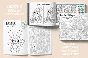 Easter village coloring games, an Education Illustration by Lexi Claus (Thumbnail 13 of 16)