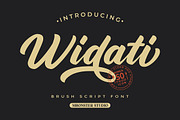 Widati Script Clean & Rough + Bonus, a Script Font by Mbonster Design Studio (Thumbnail 1 of 10)