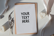 Paper card mock-up, a Print Template by Imageblend (Thumbnail 2 of 2)