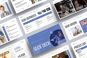 Slide Deck Presentation Template, a Presentation Template by MightyDesign