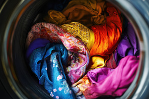 Colorful collection of clothes spin, a Photo by Pavel_design