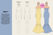 Fashion Figure Stamps for Procreate, a Person Illustration by designs.svkl (Thumbnail 2 of 6)