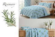 Watercolor botanical patterns, a Pattern Graphic by IrynaPanashii (Thumbnail 5 of 15)