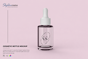 Dropper Bottle Mockup, an Advertising Mockup by skybluecreative