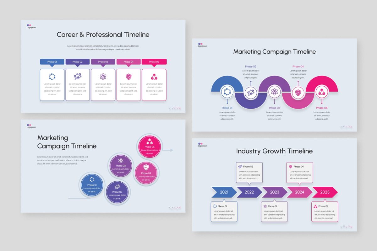 Timeline & Step Infographic Slides, a Presentation Template by Antstheme (Photo 2 of 2)