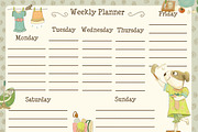 Household Chores- Clipart & Planner, a Decorative Illustration by Paper Doll Pets (Thumbnail 3 of 6)