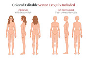Teen Fashion Croquis Bundle, a Person Illustration by Shorena Fashion Draws (Thumbnail 12 of 13)