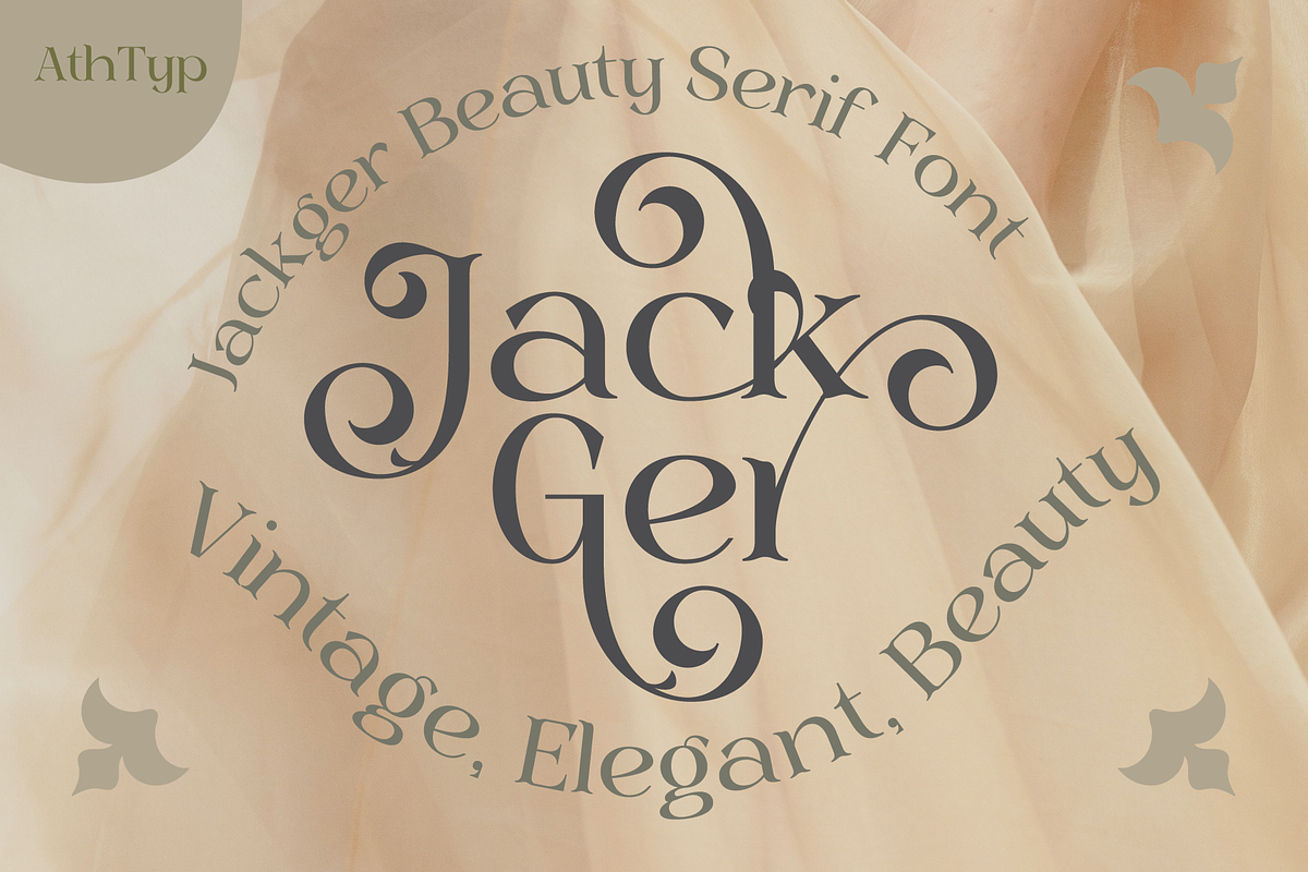 Jackger Beauty Serif, a Font by AuthenType (Photo 1 of 10)