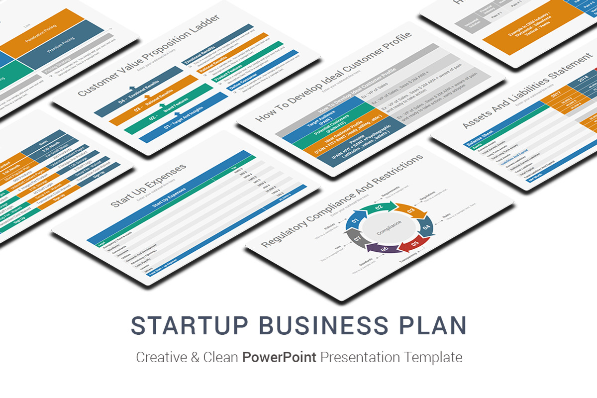 Startup Business Plan PowerPoint, a Presentation Template by OceanArt (Photo 1 of 20)