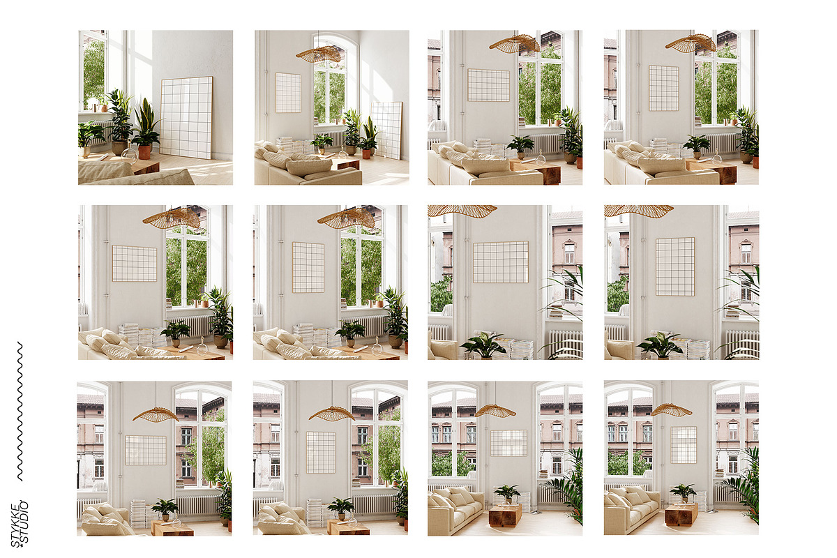 LENIS ROOM Natural Frame Mockup Set, a Household Mockup by Stykke Studio (Photo 54 of 58)