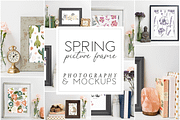 Spring Picture Frame Mockup Bundle, a Print Template by Ashley Alexandra Design (Thumbnail 1 of 8)