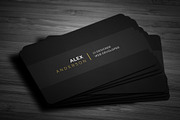 Minimal Individual Business Card, a Business Card Template by Galaxiya (Thumbnail 4 of 8)
