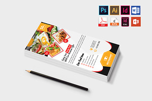 Rack Card Restaurant DL Flyer V-02