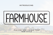 Farmhouse | Script Font, a Script Font by Scratchones (Thumbnail 1 of 8)