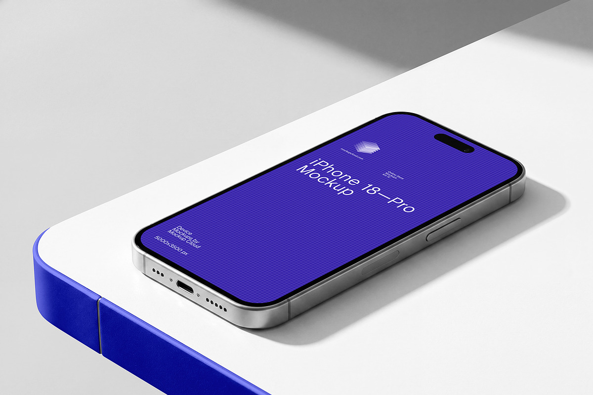 iPhone Pro Mockup / Fold, an iPhone Mockup by Mockup Cloud (Photo 1 of 2)