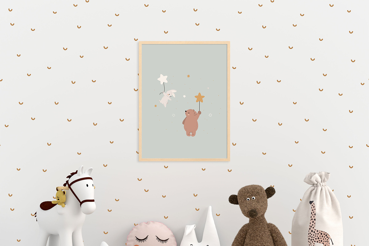 Sleeping Baby Animals Collection, an Animal Illustration by AlekseliArt (Photo 12 of 12)