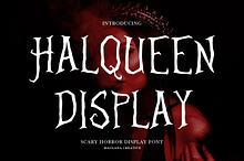 Halqueen Horror Display Font