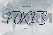 Foxes Typeface, a Serif Font by Shift Studios (Thumbnail 1 of 8)