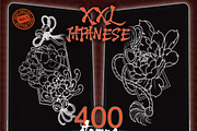 XXL Japanese Tattoo Procreate Bundle, a Brush Add-On by ProcreateInk (Thumbnail 4 of 10)