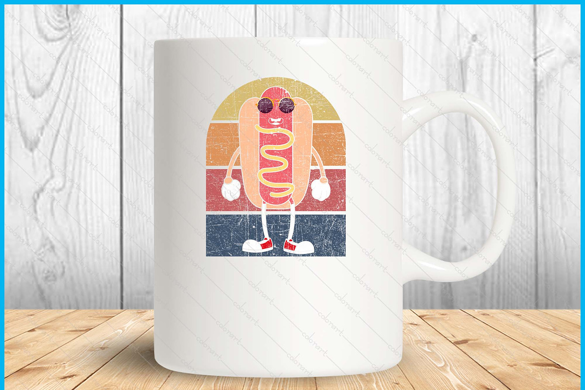 Food Cool Hot Dog SVG PNG, an Object Graphic by Creativeusart (Photo 3 of 4)