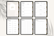 Undated Digital Life Planner iPad, a Templates & Theme by HoneyGlowStudioCo (Thumbnail 4 of 9)