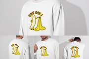 Eat Me Funny Banana T-Shirt Design, an Object Illustration by Ahluva Studio (Thumbnail 1 of 6)