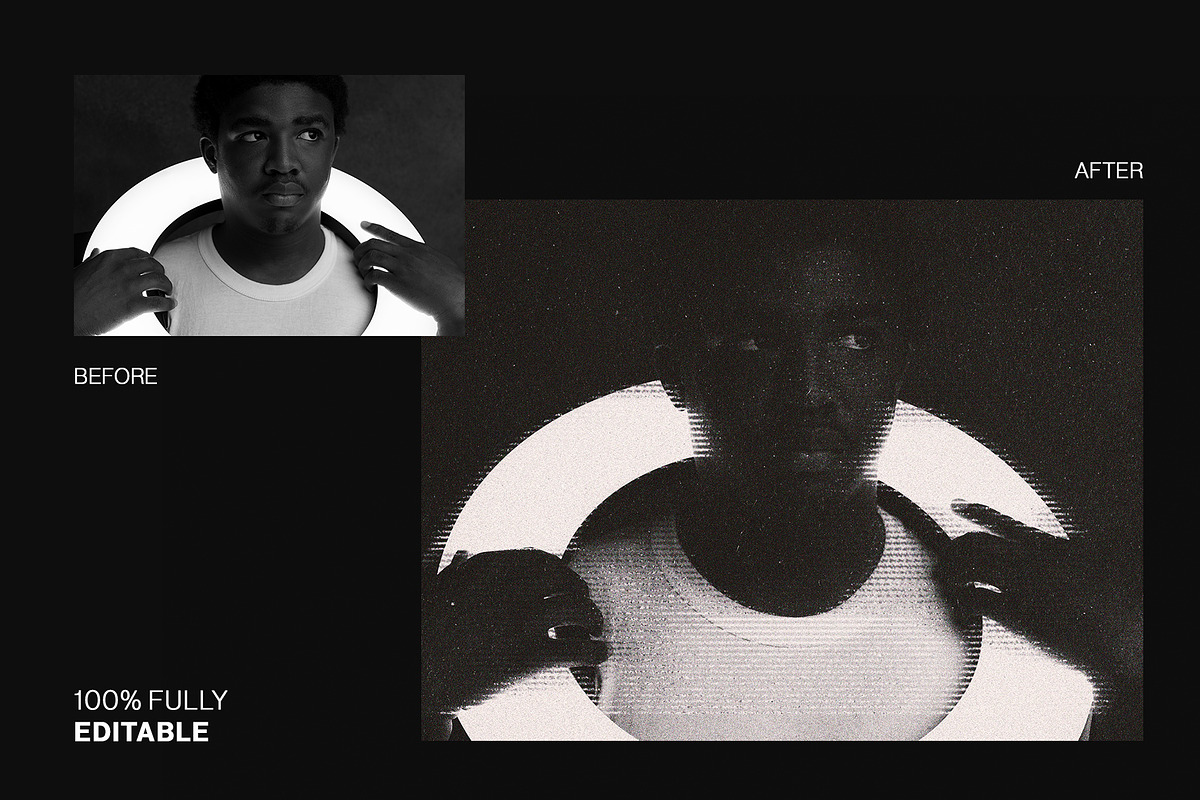 Spotted Texture Lines Photo Effect, a Layer Style Add-On by GlowGrid (Photo 2 of 5)
