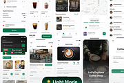 CoffeeQu - Coffee Shop App UI Kit, an UI Kit Template by Moni Studio (Thumbnail 3 of 4)