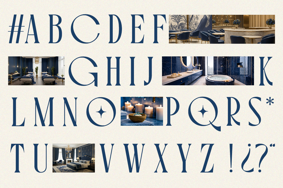 Blue Cosmic – Elegant Serif, a Font by Font Liner (Photo 8 of 10)