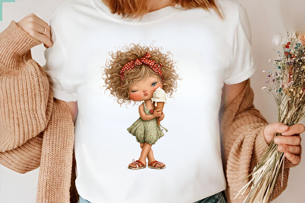 Whimsical Summer Kids Clipart, a Seasonal Illustration by CreationArt (Photo 6 of 7)