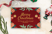 Retro Christmas Joy Assets, a Decorative Illustration by Papatongartist (Thumbnail 2 of 9)