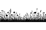Wildflower Meadow Silhouette, an Object Graphic by Creativeshirt (Thumbnail 10 of 20)