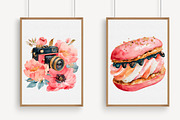 Watercolor Paris Clipart, an Illustration by Libby Wishes (Thumbnail 3 of 7)
