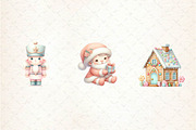 Pastel Christmas Sublimation PNG, an Illustration by CreationArt (Thumbnail 5 of 5)